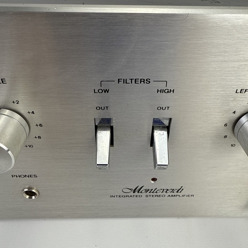 Vintage Monteverdi H-318 Integrated Stereo Amplifier. Works but needs Service gallery