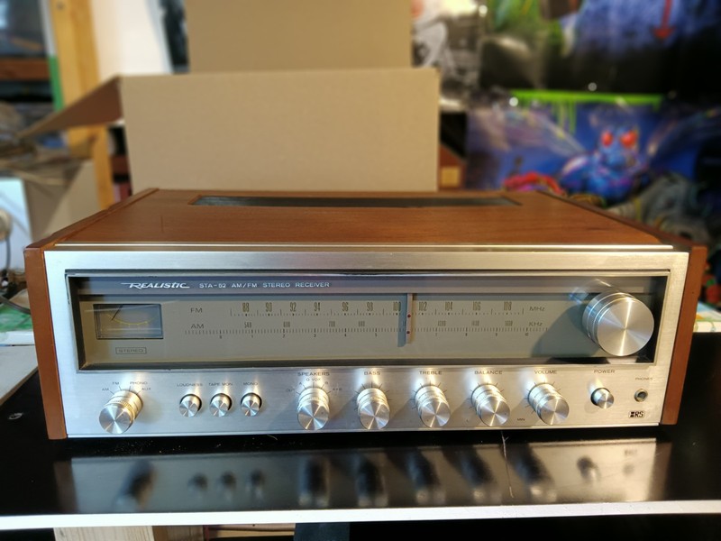 Realistic STA-52 AM/FM Stereo Receiver New Lamps Great Condition PLEASE READ 🎶