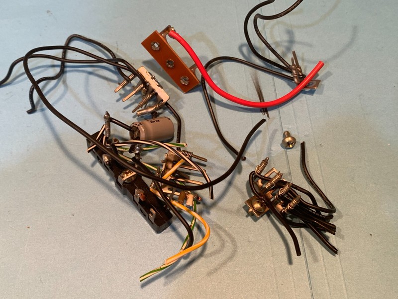 Pioneer SX-727 Stereo Receiver Parting Out Wire Terminals + Capacitor