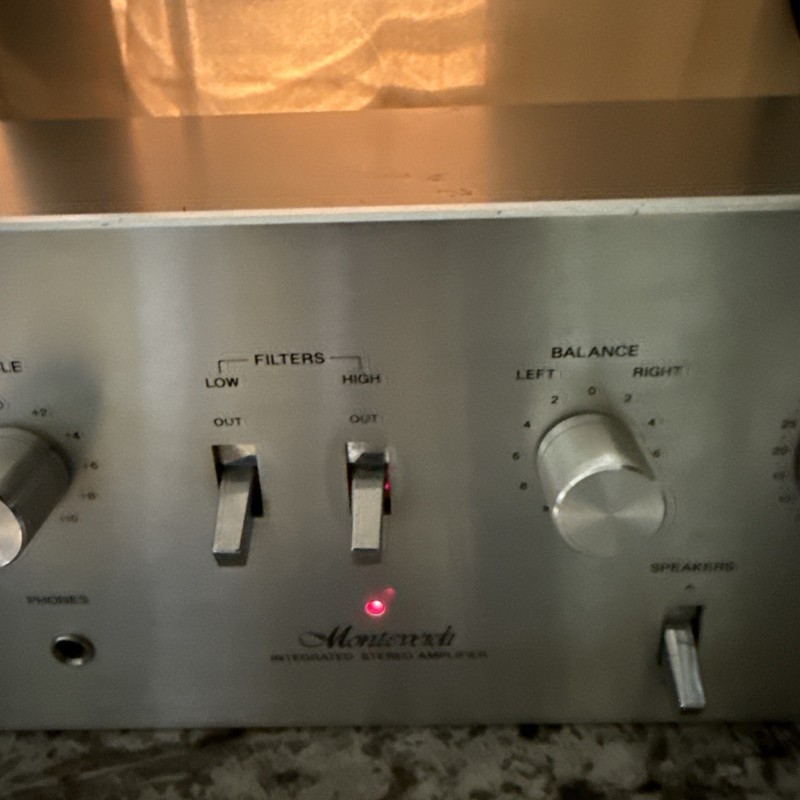 Vintage Monteverdi H-318 Integrated Stereo Amplifier. Works but needs Service gallery