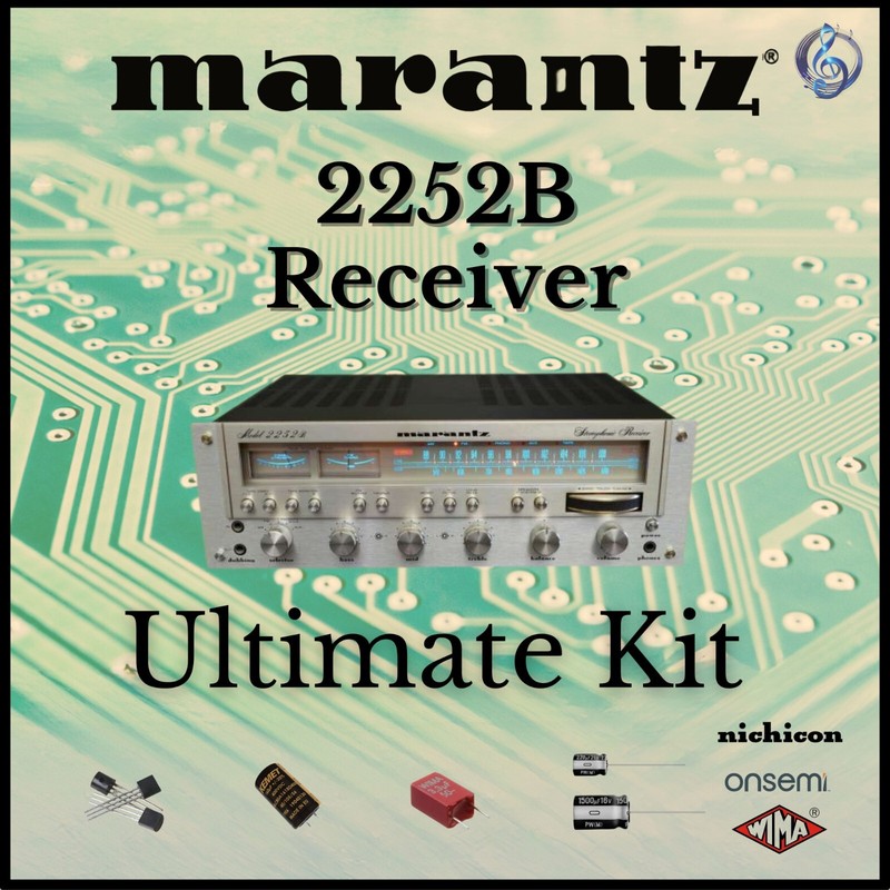 Marantz 2252B Receiver Ultimate Upgrade Kit Genuine Parts Restoration