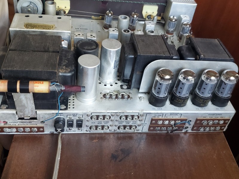 TESTED WORKING Fisher 500 800 b & c Receiver Amplifier gallery