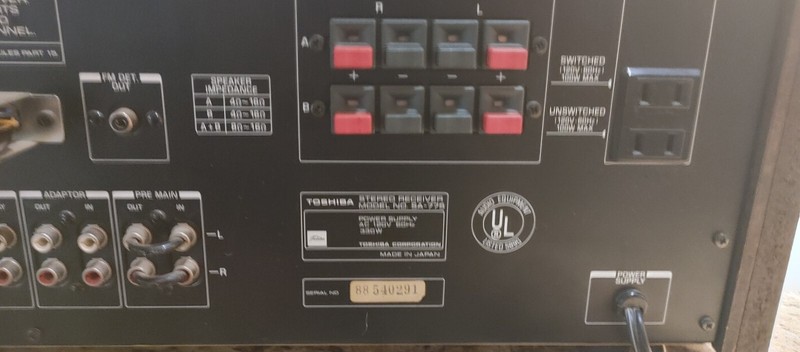 Toshiba SA-775 Stereo Receiver Led Upgrade gallery