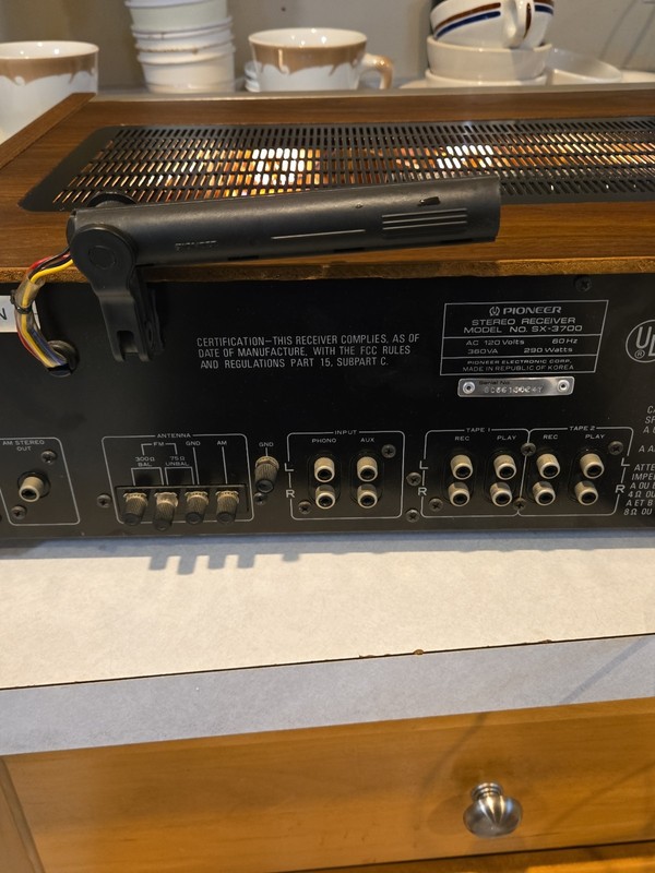 Pioneer SX-3700 Stereo AM/FM Vintage Receiver gallery