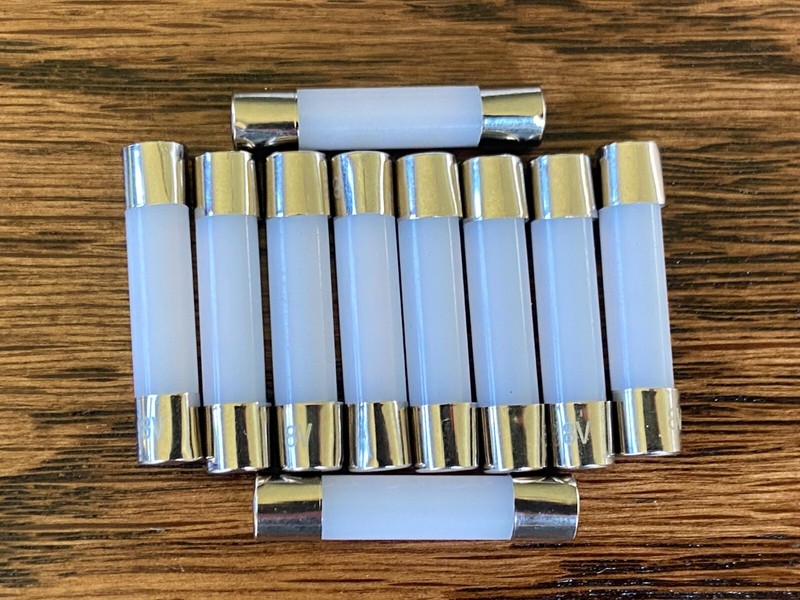 10 New Cool White 8V Fuse Lamp LED Light Bulbs Marantz 360-DEGREE No Hot Spots!