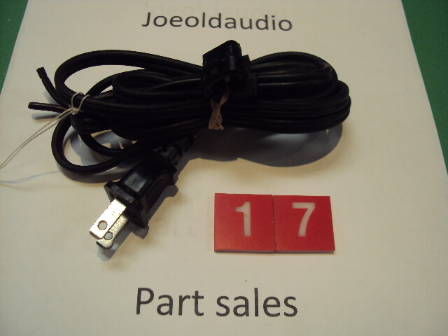 Onkyo Receiver TX-902/900 Line Cord w/ Strain Relief. Parting Out Onkyo TX-902
