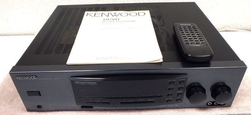 1997 KENWOOD 107VR Audio/Video AM/FM Receiver/Tuner/Amplifier Manual & Remote gallery