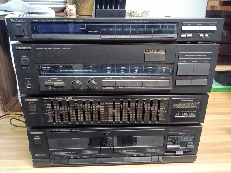 Vintage Technics Stereo Units, No Shipping