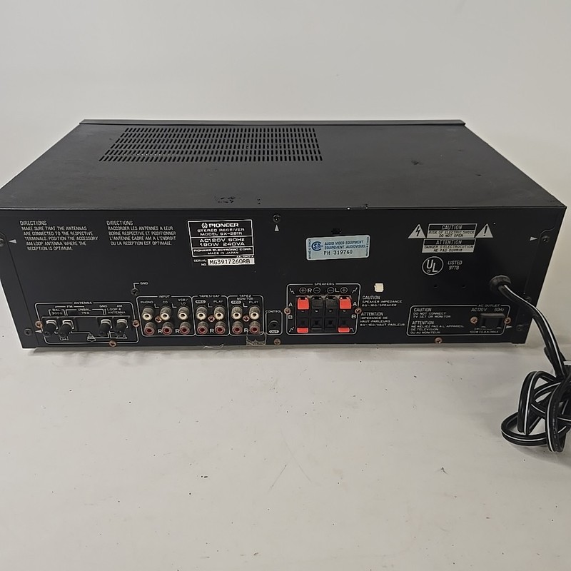 Vintage Pioneer SX-251R Stereo AM/FM Receiver (No Remote) gallery