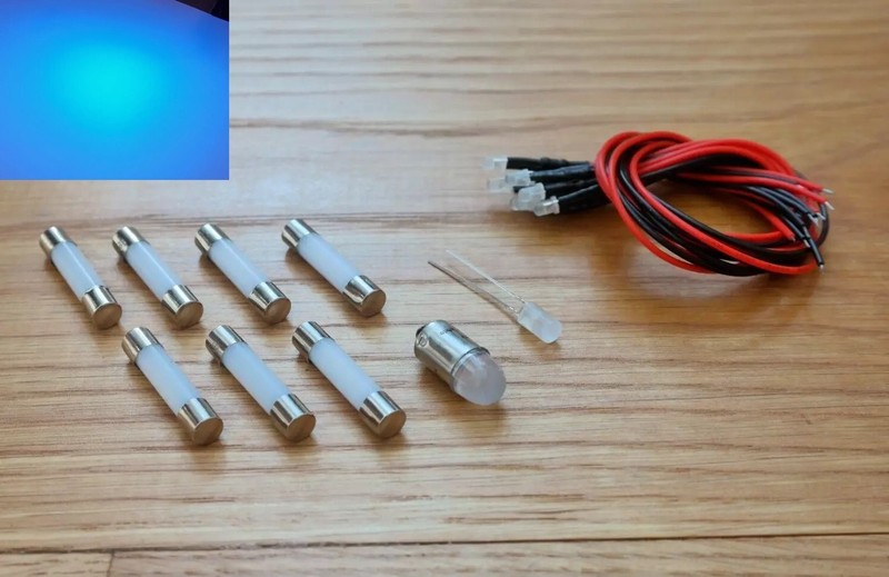 Pioneer SX-525 RECEIVER replacement bulb LED lamps lights upgrade kit set BLUE