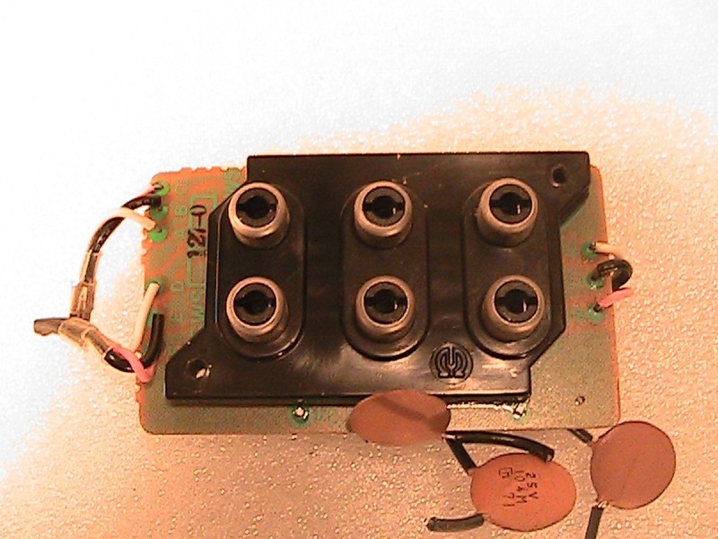 Pioneer SX-1080 Phono 1/2 Aux connector