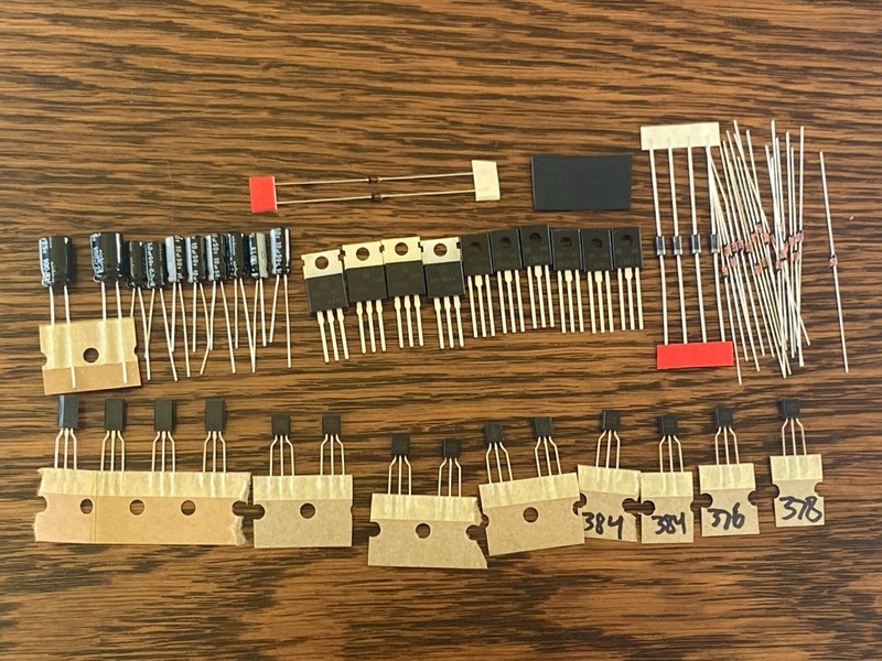 Marantz 2330 Amp Rebuild Set P700 Repair Kit Recap w/ all Transistors & Diodes