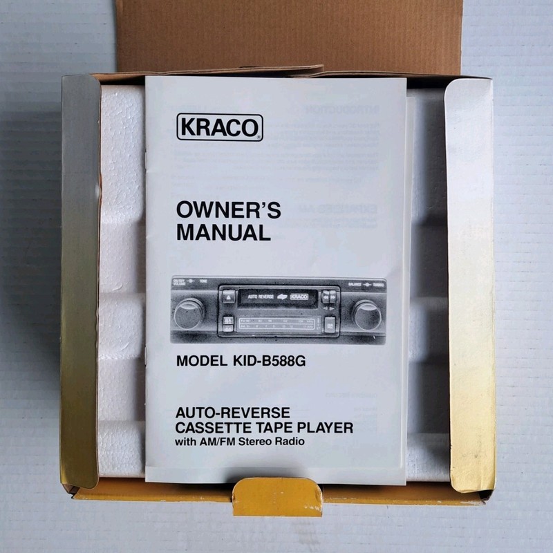Karco AM/FM Stereo Cassette With Auto Reverse KID-B588G gallery