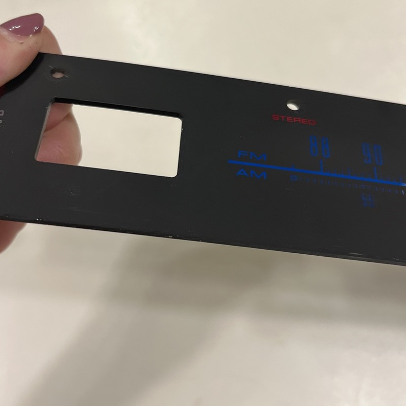 Pioneer SX-424 Tuner Dial Faceplate Replacement gallery