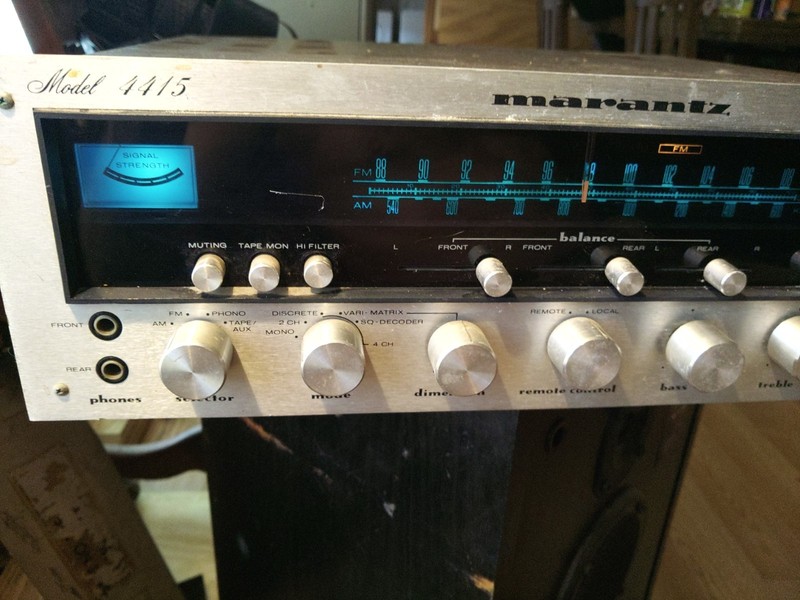 MARANTZ 4415 AM/FM QUADRADIAL 4 RECEIVER As.Is. Needs Restoration. It Powers On. gallery