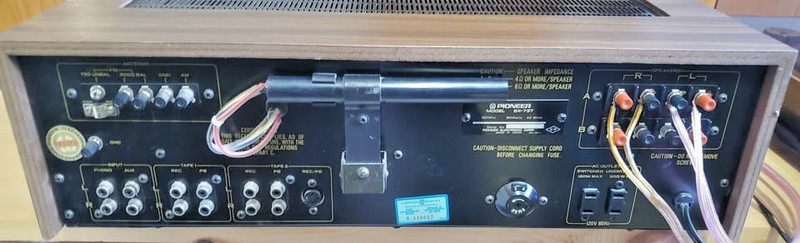 Vintage Pioneer SX-737 AM/FM Receiver Excellent working condition great sound gallery