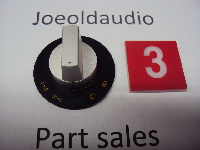 Onkyo TX-61 Rec Selector Knob. Tested. Parting Out TX-61 Receiver.