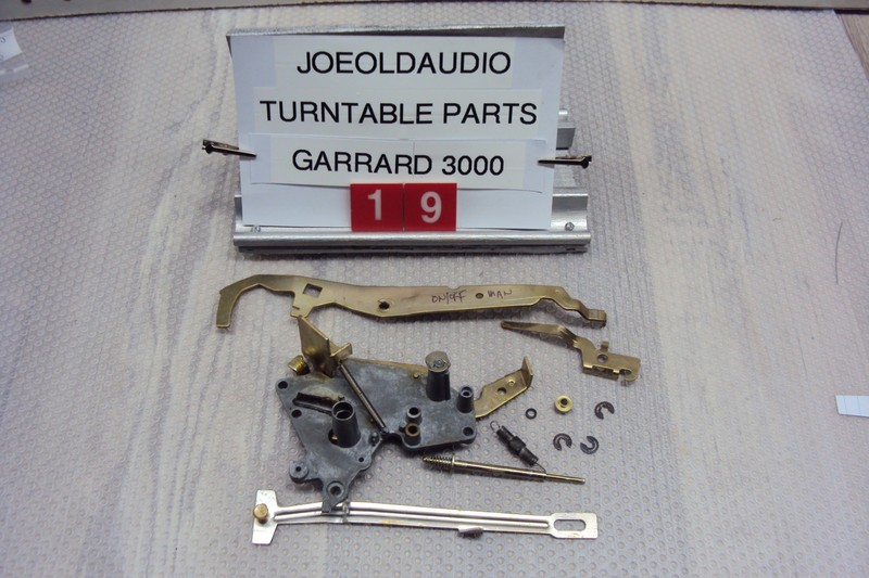 Garrard Turntable Model 3000 Assorted Parts. Tested Parting Out Entire 3000