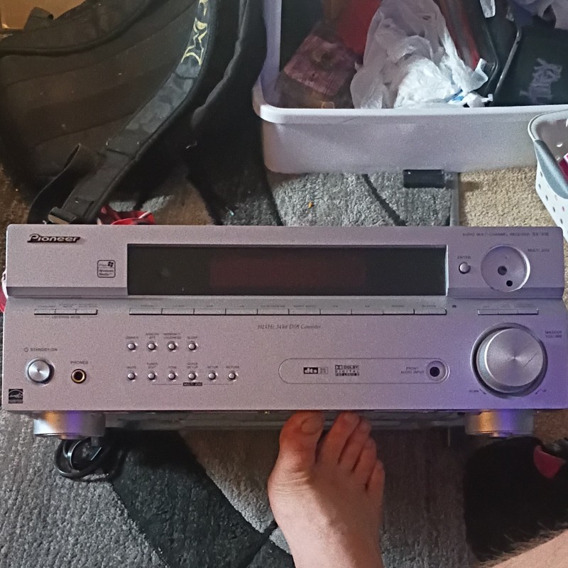 Pioneer VSX-316 Stereo Receiver VSX316 Model VSX-316 Silver