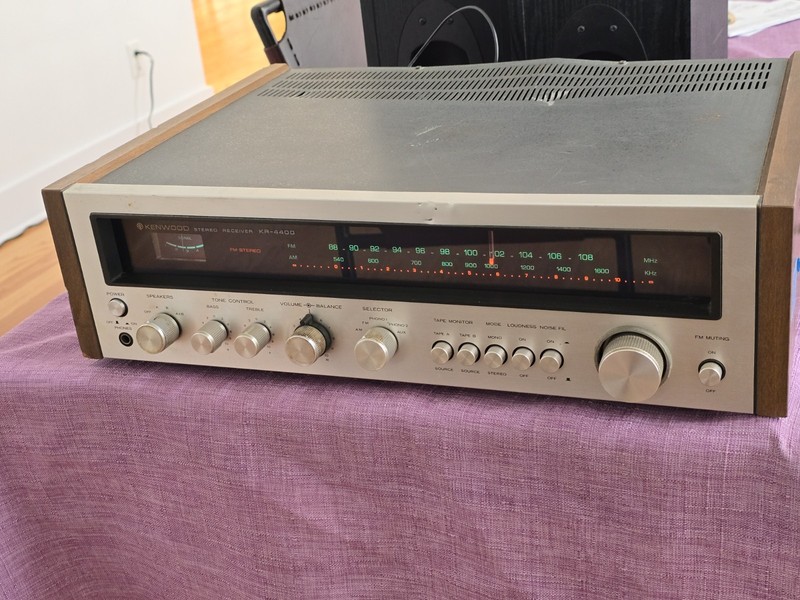 Vintage Kenwood AMP KR-4400 Stereo AM FM Receiver Vintage 1970s | Works READ gallery