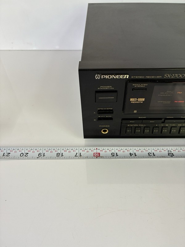 VTG Pioneer SX-2700 65W/ch 8-ohm 20-20KHz Stereo AM/FM Receiver | Tested Working gallery