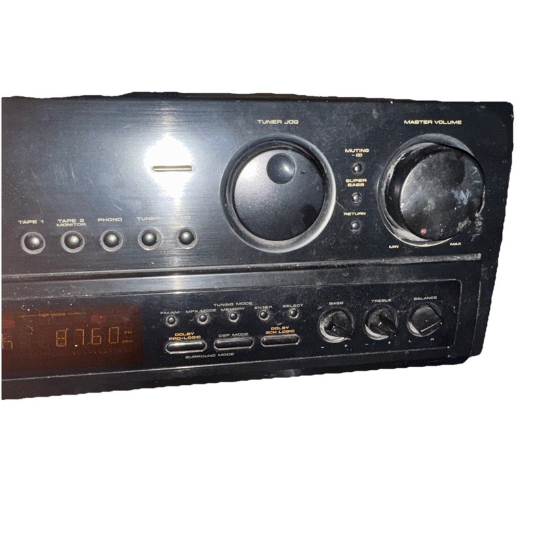 Pioneer VSX-D603S Audio Video Stereo Receiver Tested Black Vintage Working gallery