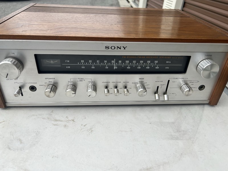 Vintage Sony STR 6065 Stereo Receiver AM FM HiFi Audio Tested Working gallery