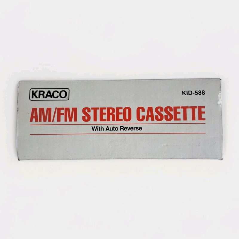 Karco AM/FM Stereo Cassette With Auto Reverse KID-B588G gallery