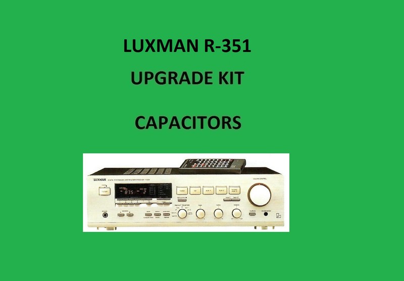 Stereo Receiver LUXMAN R-351 Repair KIT – all capacitors