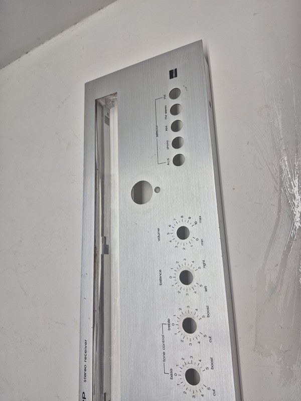 Sharp SA-120 Vintage Stereo Receiver Faceplate gallery