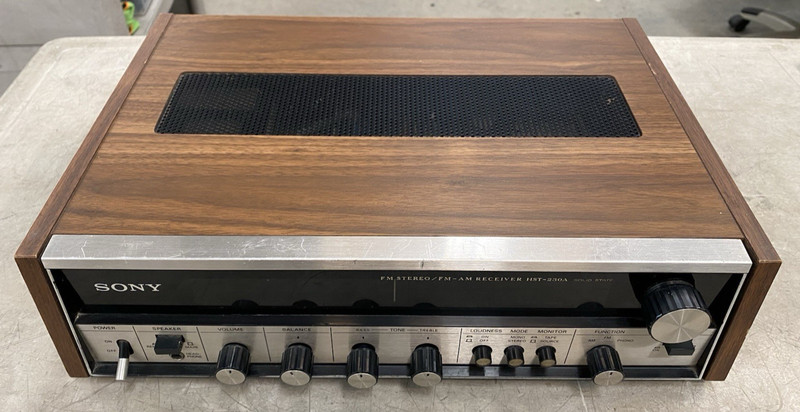 Vintage Sony HST-230A Solid State FM/AM Stereo Receiver – SHOWN WORKING