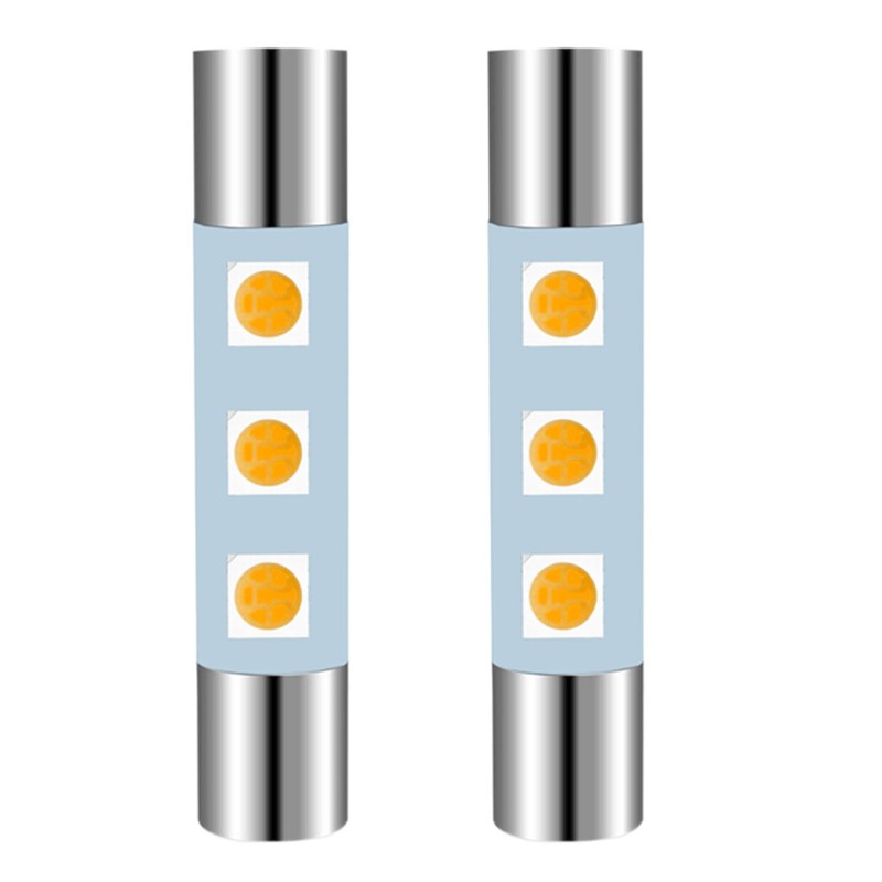 10Pcs Purple 29mm 8V Fuse Lamp LED Light Bulb For Marantz Sansui Pioneer Kenwood gallery