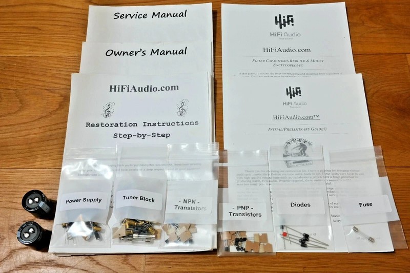 NAD 7020 restoration recap upgrade kit repair filter capacitor rebuild