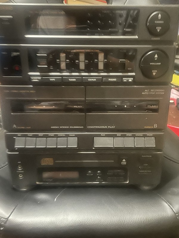 VINTAGE CASIO STEREO SYSTEM CD CASSETTE AM/FM DUAL DECK RETRO 🔥 RARE FIND!