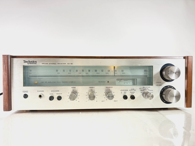 TECHNICS BY PANASONIC SA-80 FM/AM STEREO RECEIVER | Vintage