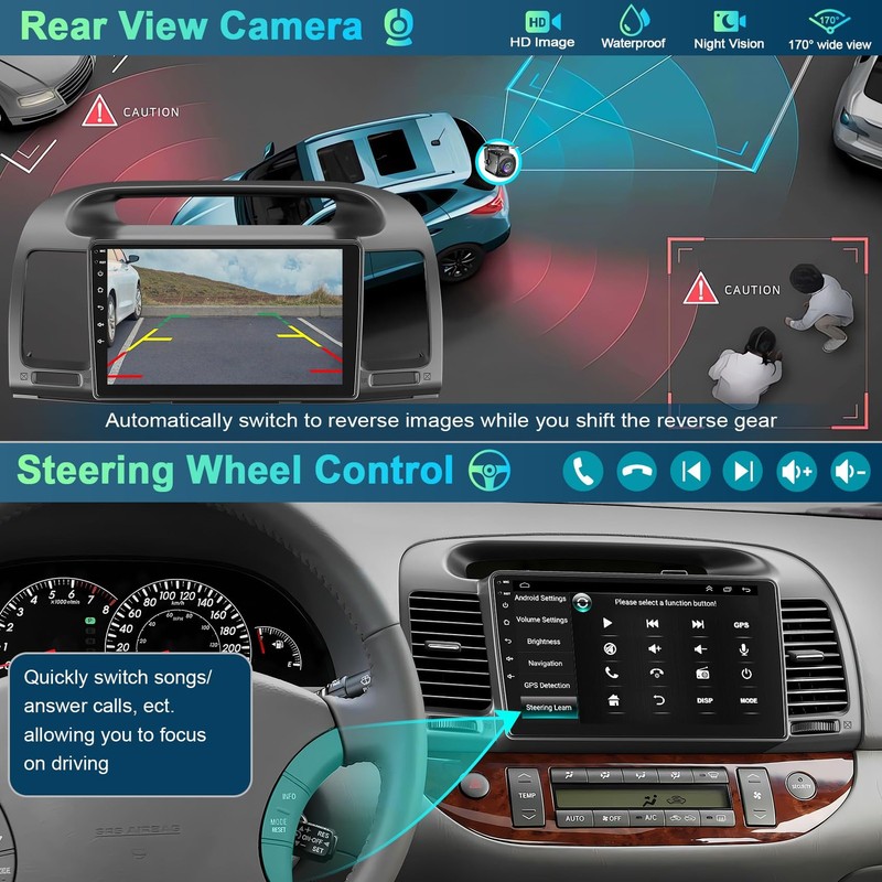 Wowivid 4G64Gb Car Radio For Toyota Camry 2000-2006 Not Fit Jbl Wireless gallery