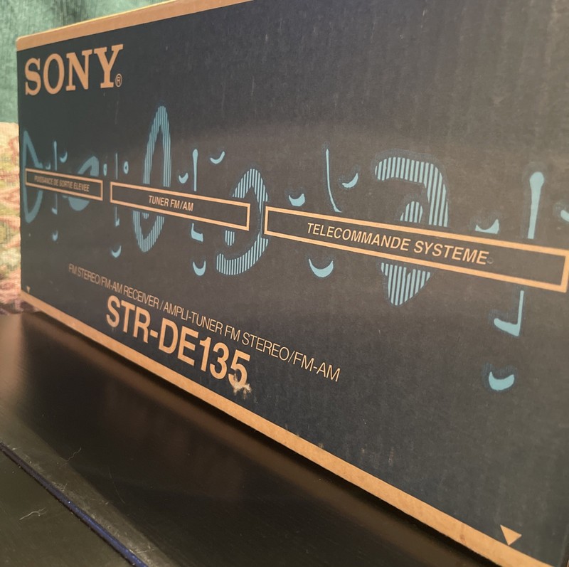 Vintage Sony Stereo FM/AM Stereo Receiver STR-DE135 New Open Box W/ Remote gallery