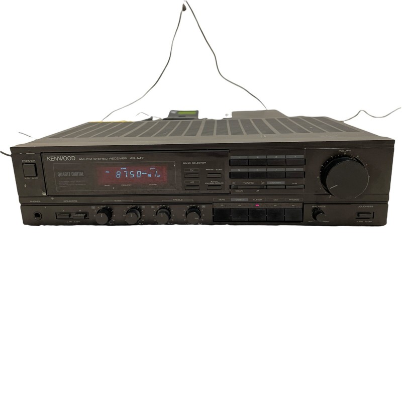 Kenwood KR-A47 AM FM Stereo Receiver Amplifier Vintage – Tested