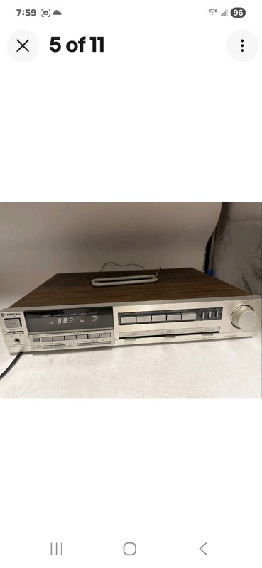 Hitachi HTA-3000 Vintage Stereo Receiver Silver Face Model HTA-3000 MPN HTA-3000 gallery