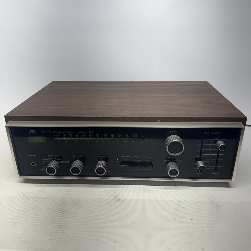 Vintage JVC FM-AM Stereo Receiver Model-5500 Tested Read