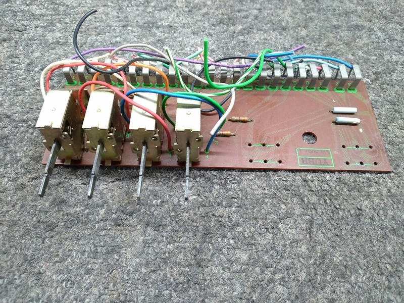 Pioneer SX-939 Vintage Stereo Receiver Switch Assembly PCB AWS-067 W/ ASK-072-0