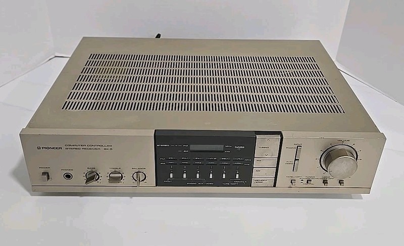1981 Pioneer 200 Watt SX-5 Computer Controlled AM/FM Stereo Receiver TESTED NICE