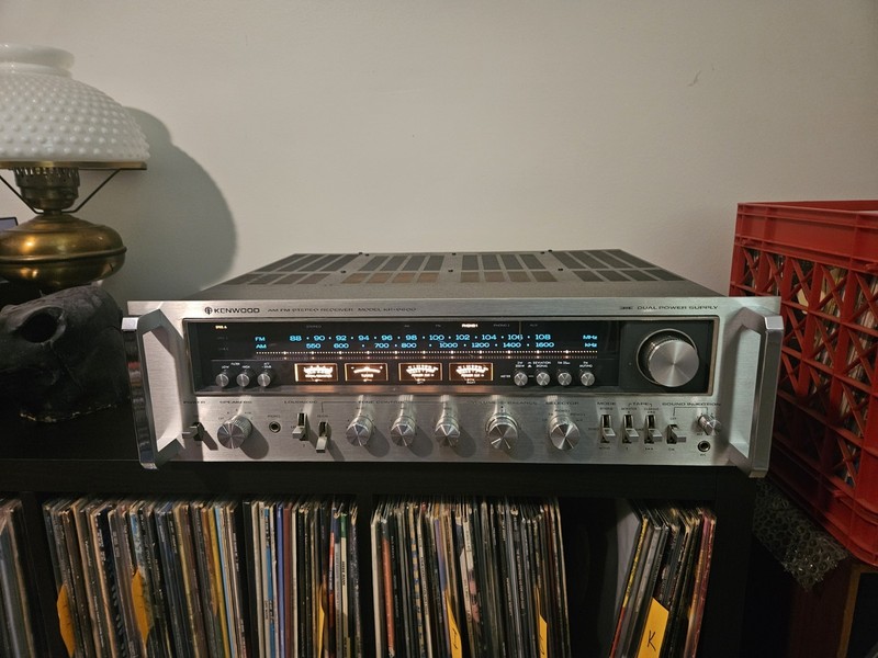 Kenwood KR-9600 Stereo AM/FM Receiver 160WPC Tested and working⭐️ SEE VIDEO ⭐