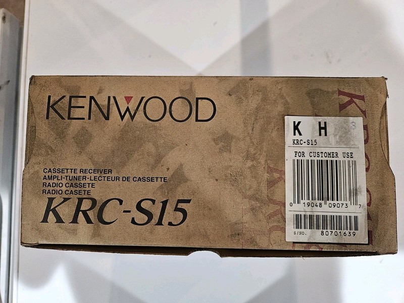 NIB Kenwood KRC-S15 Cassette Receiver gallery
