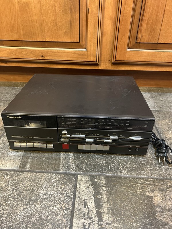 Vintage Panasonic AM/FM/Cassette/Record Player Receiver RARE – Turns On
