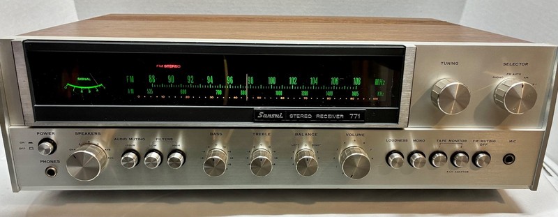 Sansui 771 Stereo Receiver ~ Restored, Serviced, and Tested