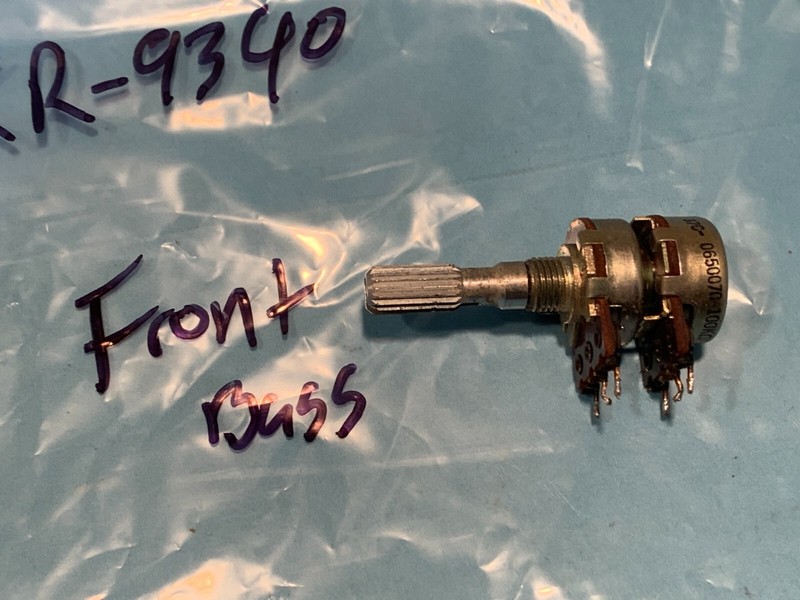 Kenwood KR-9340 Vintage Quad Receiver Parting Out Bass Potentiometer #2 gallery