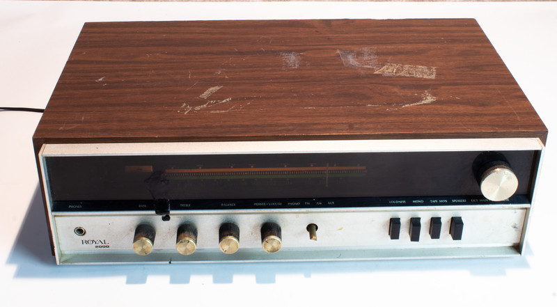 Vintage Royal 2000 Am Fm Tune Receiver Sold As Is Rare Powers Up Not Tested