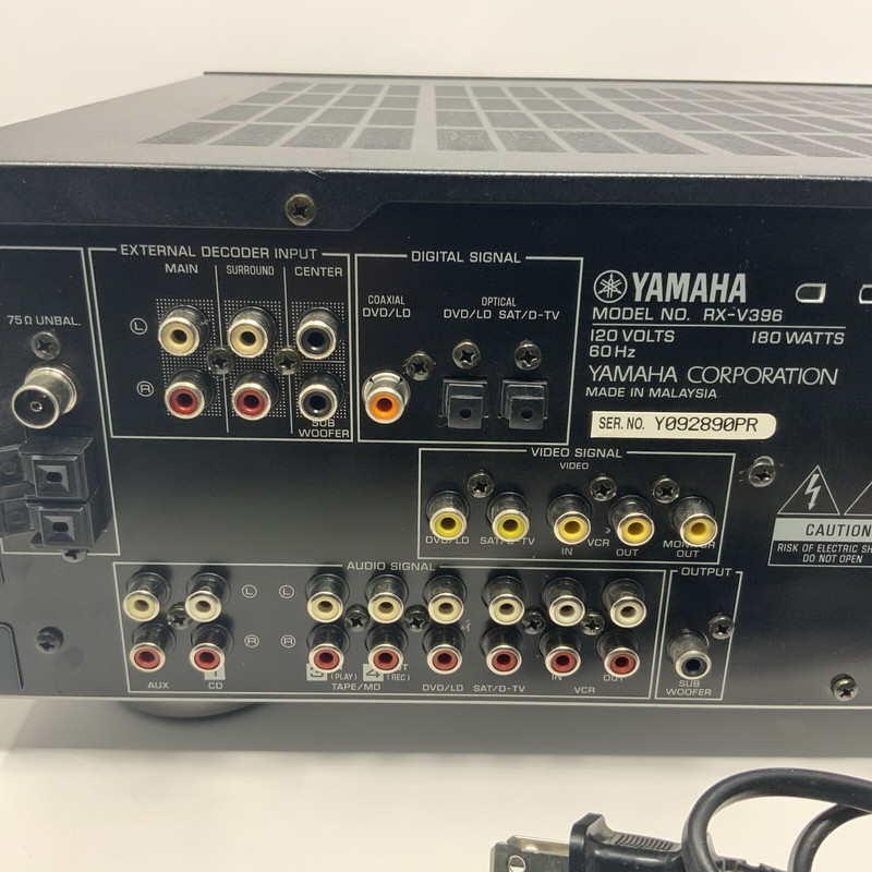 Yamaha RX-V496 Receiver 120 Volt 60 Hz 180 Watts Vintage Original Genuine OEM gallery