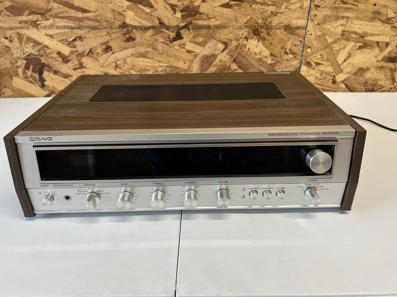RARE Craig Deluxe Series 5000 Integrated Receiver 5501 (Tested/Working) Read Des